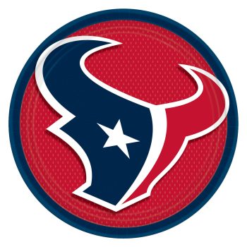 Blue and red bull logo on circle.