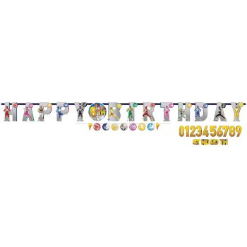 SALE - Power Rangers Classic Banner Kit 2ct