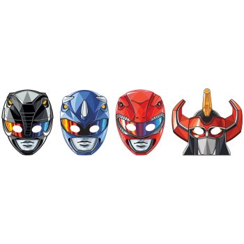 SALE - Power Rangers Classic Paper Masks 8ct