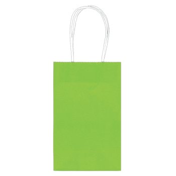 Lime Green Medium Kraft Bags, 5 1/4" x 8 1/4", 10ct