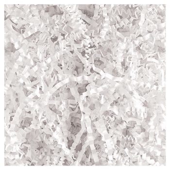 White Crinkle Paper Shreds 2oz