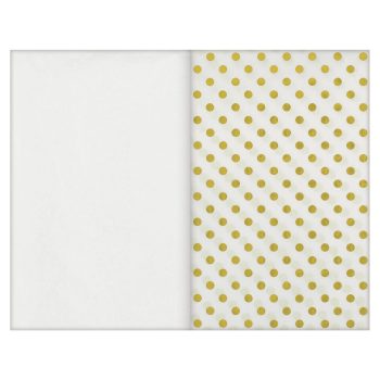 Tissue - Gold Dot, Hot-Stamped 8ct