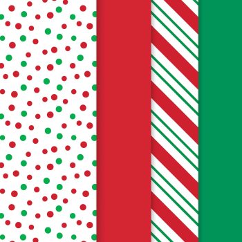 Christmas Stripes Printed Tissue Paper 30ct