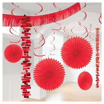 Paper And Foil Decorating Kit Apple Red