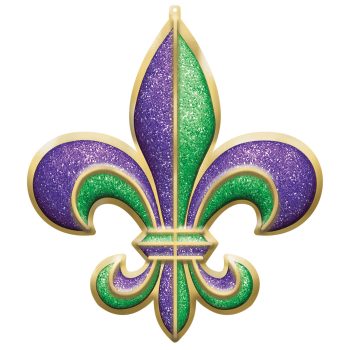 Fleur de Lis 3-D Decoration