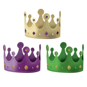 Mardi Gras Crowns 12ct