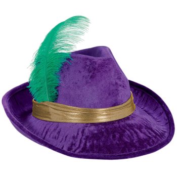 Mardi Gras Pimp Fedora