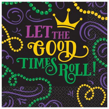 Mardi Gras Luncheon Napkins 125ct