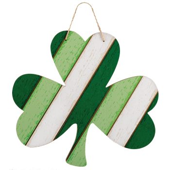 Shamrock Hanging MDF Sign