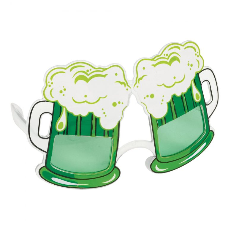 St. Patrick's Day Green Beer Glasses