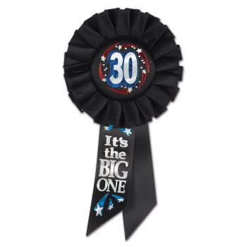 30 It's The Big One Rosette, 3.25in x 6.5in