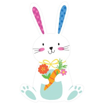 Bunny with Carrot Cutout