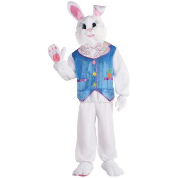 Adult Deluxe Easter Bunny Costume with Headpiece