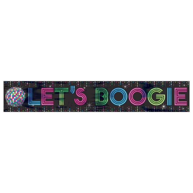 Disco 70s Foil Banner
