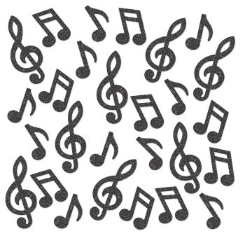Musical Note Deluxe Sparkle Confetti, .5oz