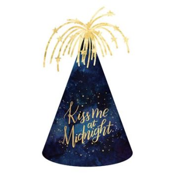 HAT CONE KISS MIDNIGHT FL