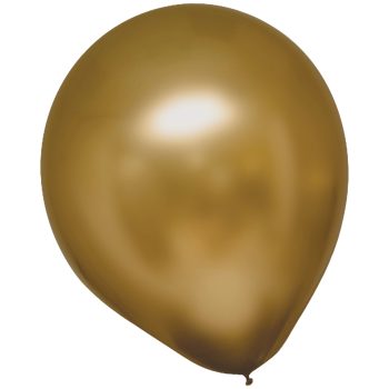 A single shiny brown balloon against a white background.