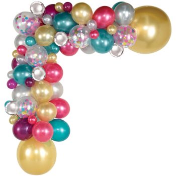 Colorful Confetti New Year's Eve Balloon Garland 74ct