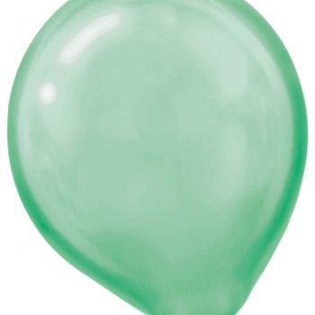 Green balloon with a glossy surface.