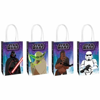 Star Wars themed gift bags, four designs.