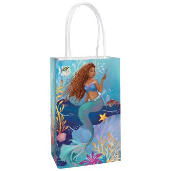 Mermaid-themed gift bag with ocean design.