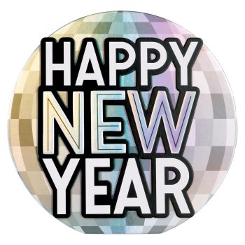 Disco Ball Drop Easel Sign