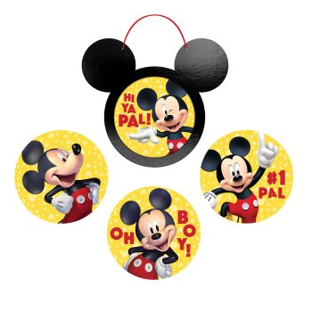 Mickey Mouse themed decorative cutouts set.