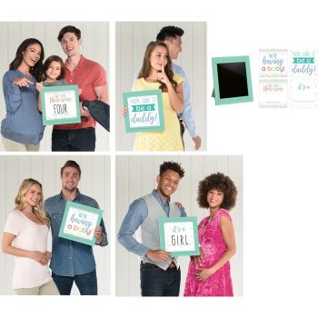 Four couples hold signs with positive messages about love and relationships.