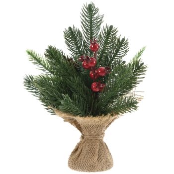 Faux Pine Tabletop Décor, 10in