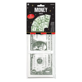 Novelty money-themed sticky notes designed like $100 bills.