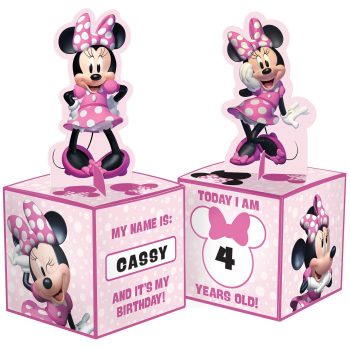 Minnie Mouse birthday blocks for Cassy.