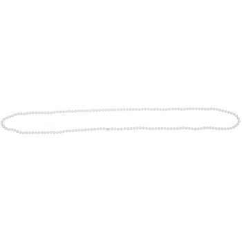 A simple, thin, horizontal line with slight curves on a white background.