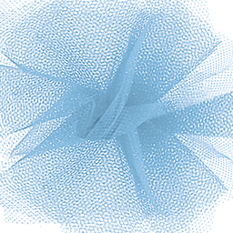 Abstract blue mesh texture pattern.