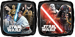 Star Wars characters on themed seat covers.