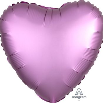 A shiny purple heart-shaped balloon.