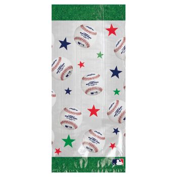 Festive towel with holiday-themed text and colorful stars.