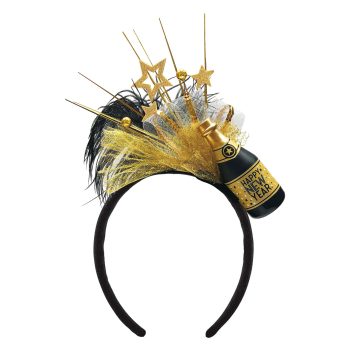 Champagne Bottle Deluxe Headband