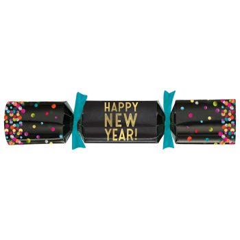 Colorful Confetti New Years Crackers, 8ct