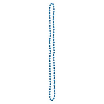 Metallic Bead Necklace, 30in