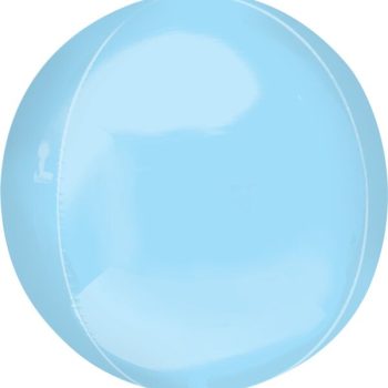 A translucent blue bubble with soft reflections.