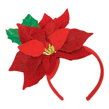 Poinsettia Headband