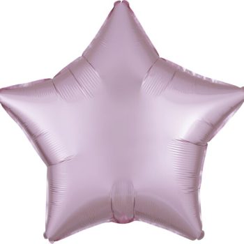 A shiny light purple star-shaped balloon.
