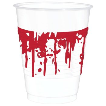 Blood Splattered Printed Cups 25ct
