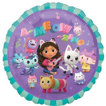 Dora the Explorer and friends on a colorful birthday balloon.
