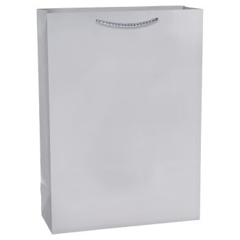 Silver Matte Jumbo Gift Bag