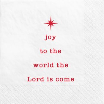 Joy To the World Religious Beverage Napkins, 16ct