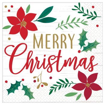 Christmas Wishes Luncheon Napkins, 16ct
