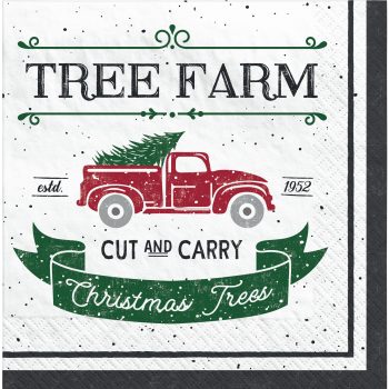 Tree Farm Luncheon Napkins 16ct