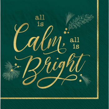 Calm & Bright Luncheon Napkins, 16ct