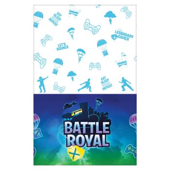 Battle Royal themed gaming design with icons.